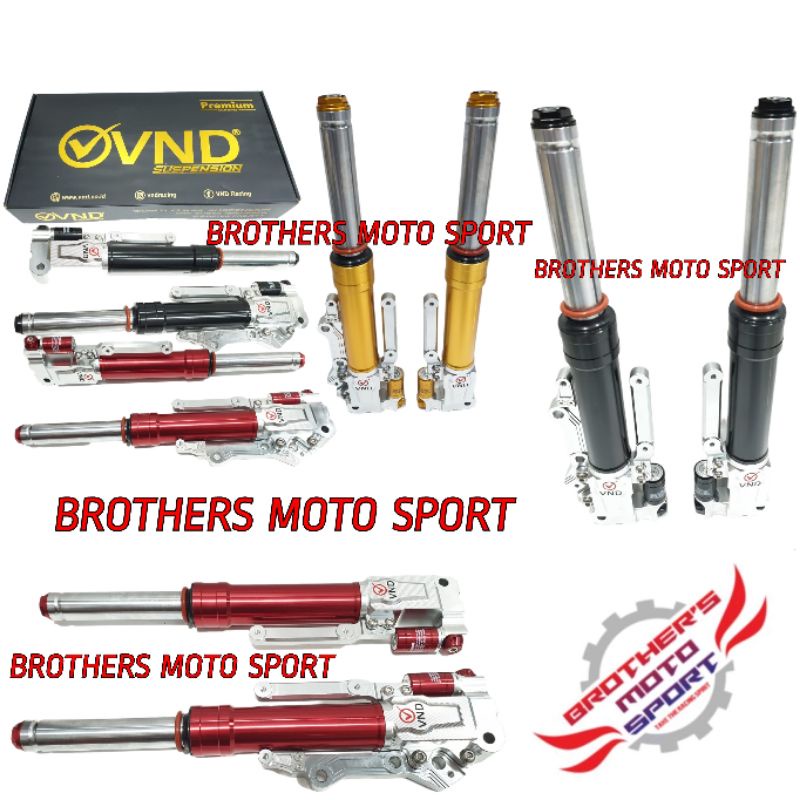 shock depan vnd nmax new upsidedown shockbreaker tabung depan new nmax