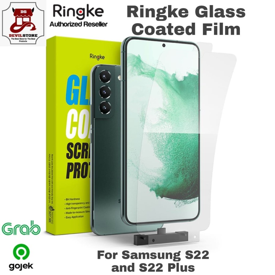 Ringke Screen Protector Glass Coated Film For Samsung S22 and S22 Plus