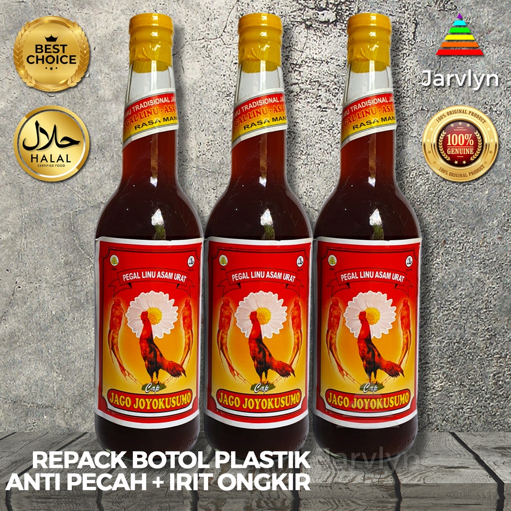 

JAMU JAGO JOYOKUSUMO BESAR 600 ML JAGO JOYO KUSUMO JAMU ENCOK PEGAL LINU REMATIK LETIH LESU ASAM URAT NYERI SENDI NYERI BADAN NYERI TULANG LUTUT JAMU PENYEHAT BADAN PENAMBAH BERAT BADAN NAFSU MAKAN JAMU JAWA ASLI CAP JAGO JOYOKUSUMO ORI BERANDA JARVLYN