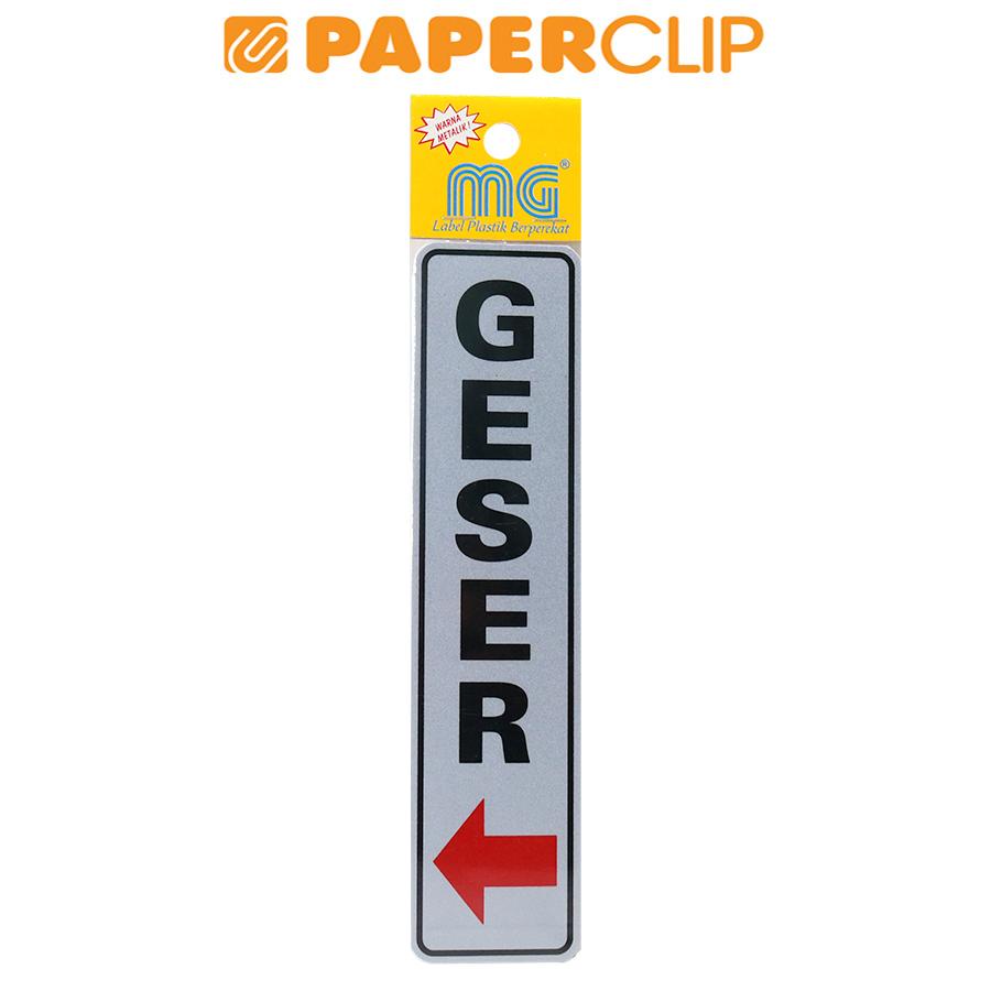 

SIGN LABEL MG 3A SL-09 GESER <--
