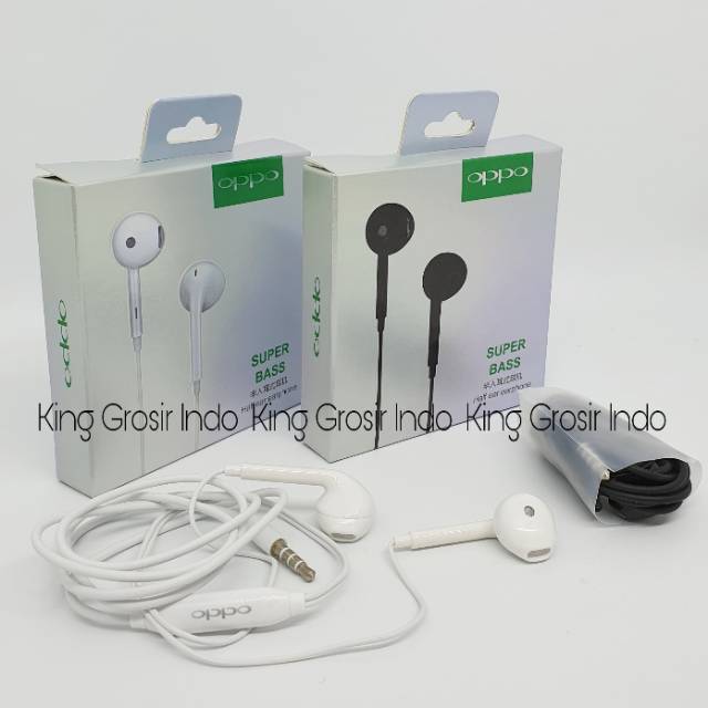 Handsfree Headset OPPO R17 Stereo Earphone Super Bass R-17