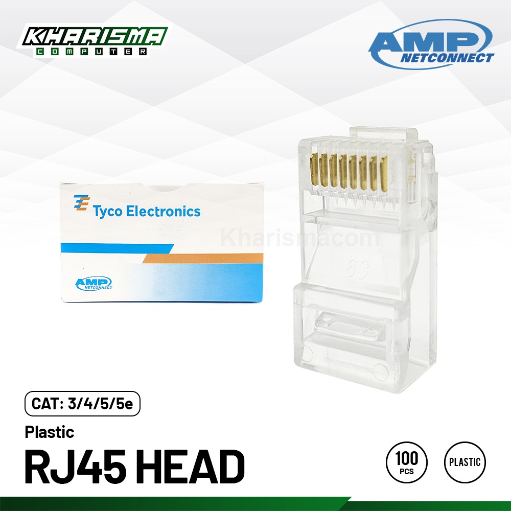 RJ45 AMP BOX (Isi 100 ) / RJ45 AMP KOTAK