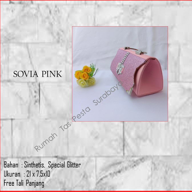 Tas Kekinian,Tas Satin,Tas Clutch,SOVIA PINK