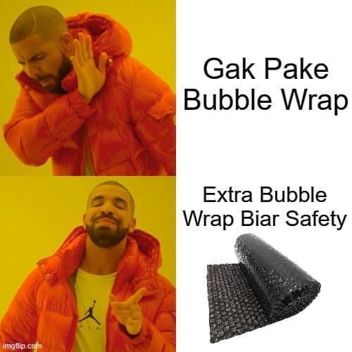 EXTRA BUBBLE WRAP UNTUK PACKING -2