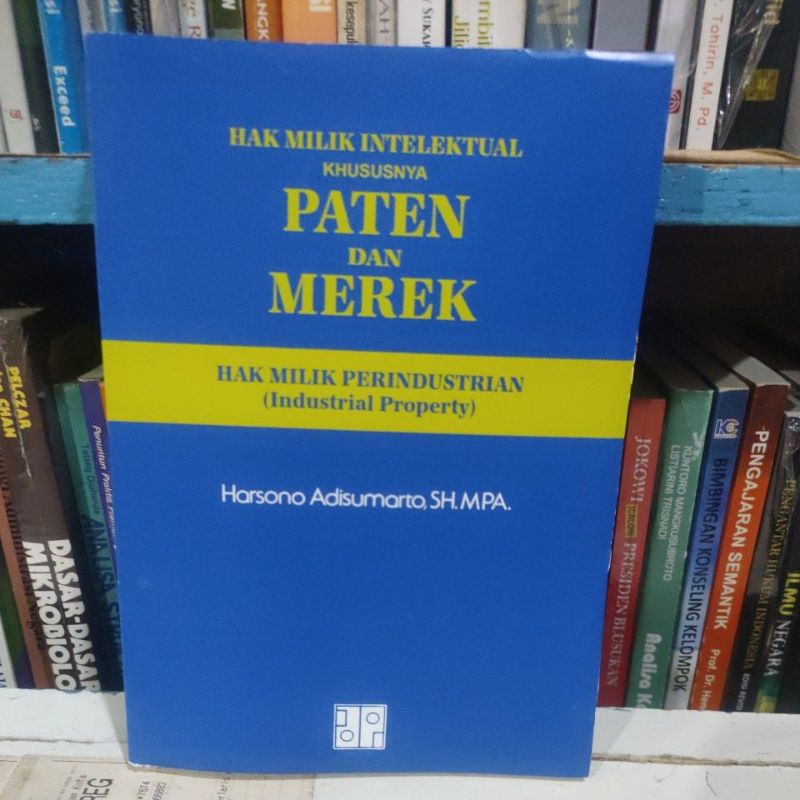 

Buku Hak milik intelektual khusunya paten dan merek original bekasPenerbit:Akademika
