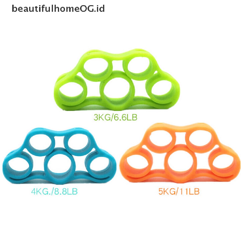 / Beautifulhomeog.id / Set Resistance Band Elastis Untuk Latihan Kekuatan Jari / Tangan