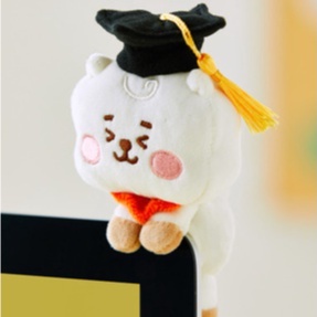 Line Friends Study With Me Monitor Boneka In Stock New Arrival