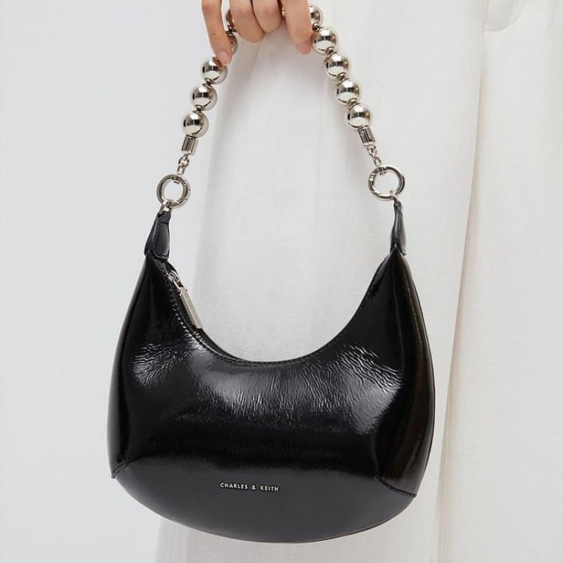 6.6 SALE | CK Beaded Handle Hobo Bag