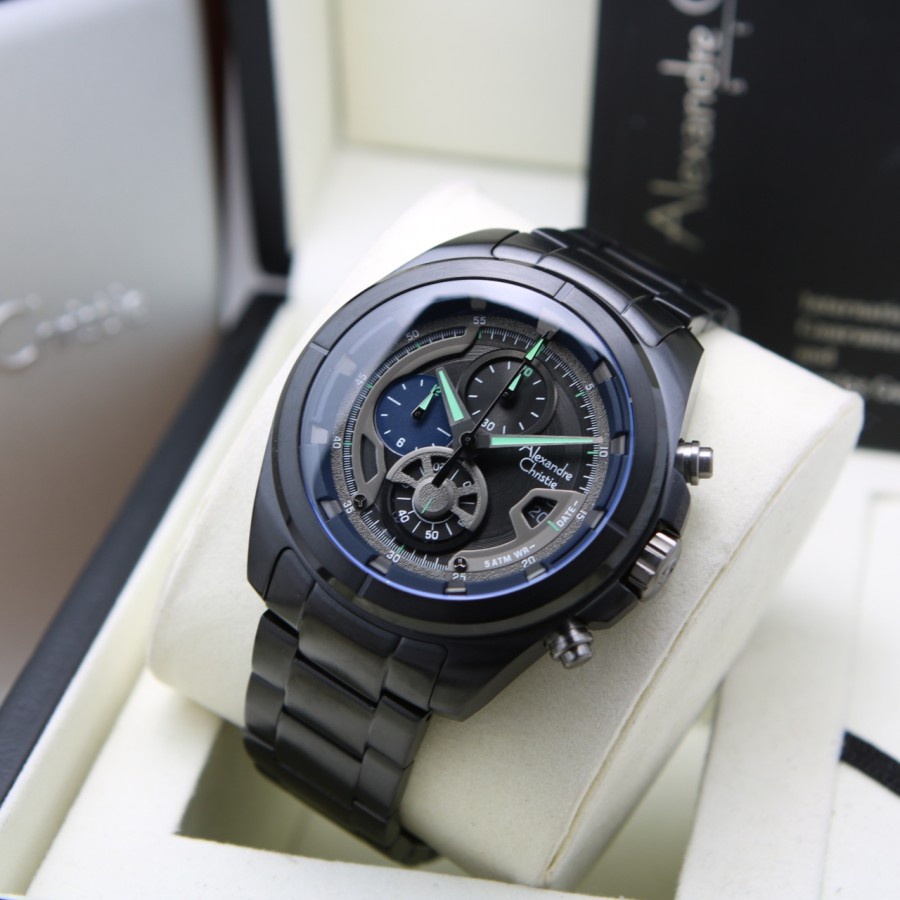 JAM TANGAN PRIA ALEXANDRE CHRISTIE AC 6622 RANTAI ORIGINAL GARANSI RESMI 1 TAHUN