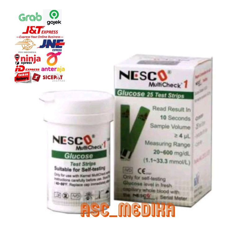 Strip Gula Darah Nesco / Stik Gula Darah Neco / Nesco