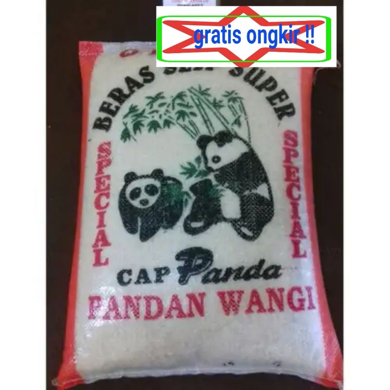 

Beras Panda 10kg short grain bulat