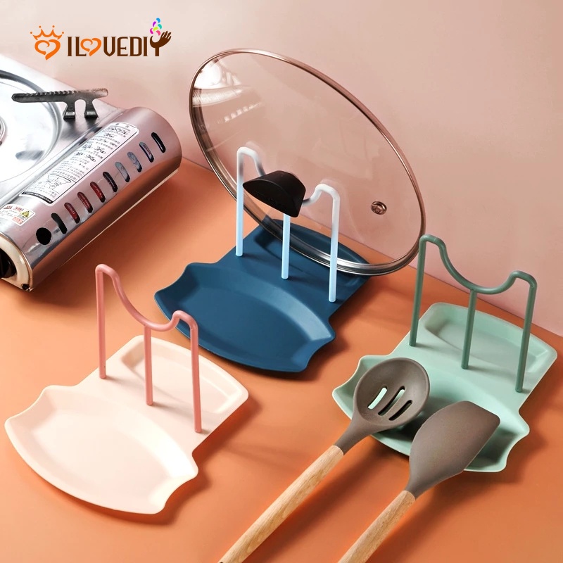 Rak Penyimpanan Sendok Spatula Dan Tutup Untuk Dapur