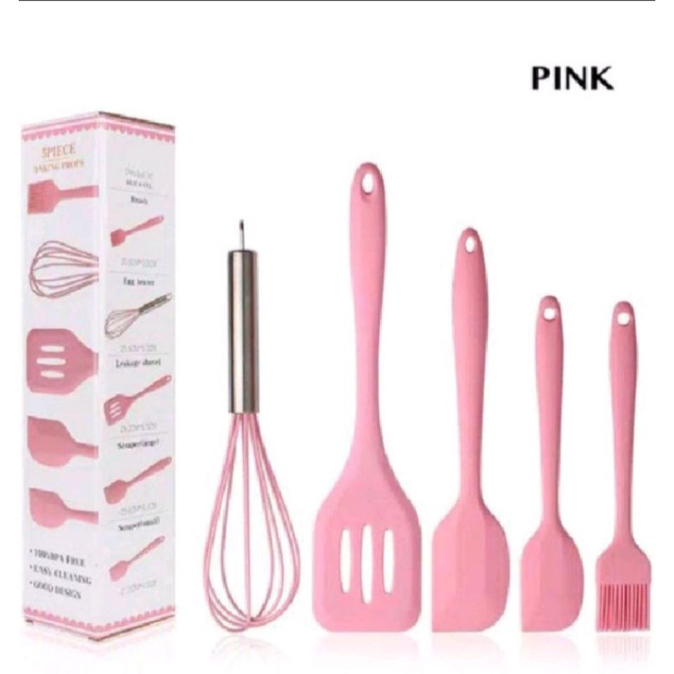 SPATULA SILIKON SET 5 PCS