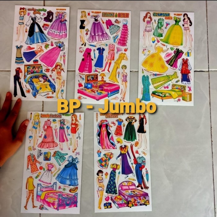 Mainan    Paper Doll bongkar pasang BP kertas Mainan Anak Jadul    hanya di shopee