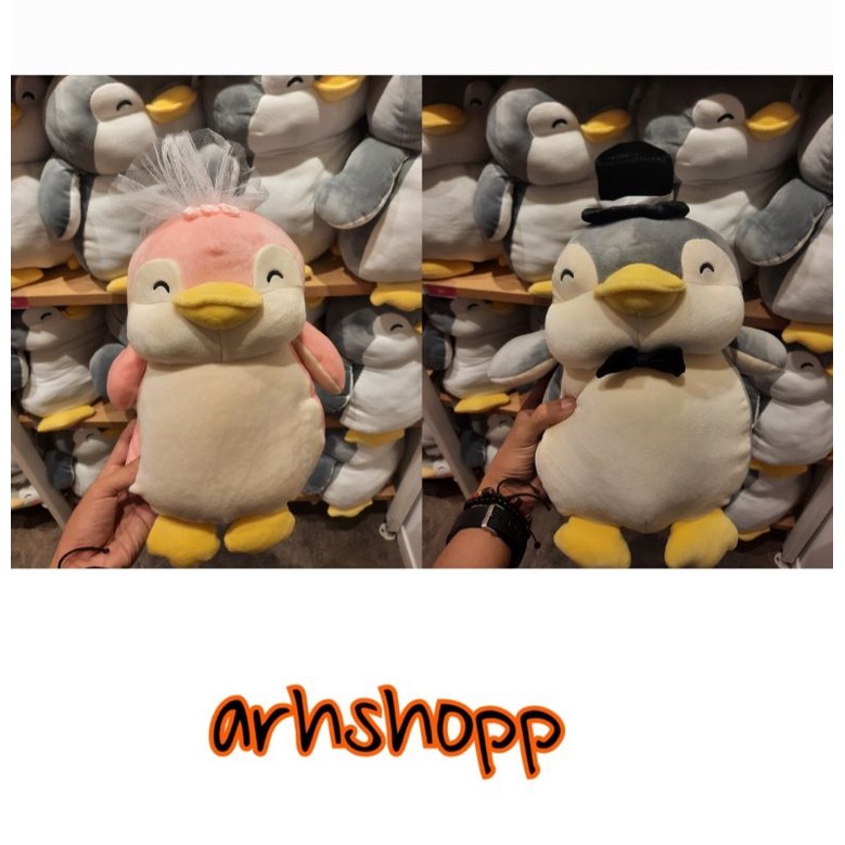 miniso boneka pinguin wedding