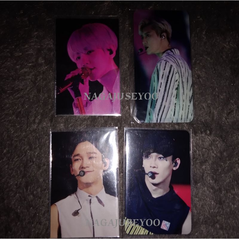 DVD Japan Pob pc bookmark EXO Baekhyun Chanyeol Chen