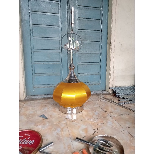 KUBAH MASJID UKURAN 40 CM GELEMBUNG BADAN