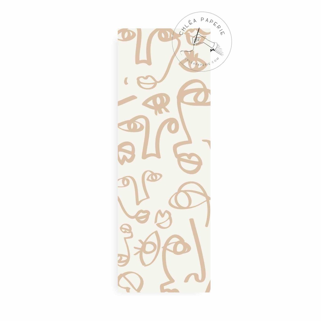 

Bookmark / Abstract Faces / Pembatas Buku