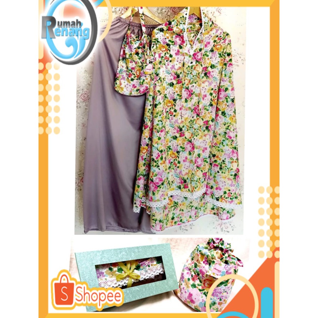 Mukena sutra satin SILKY VELVET - Mukena dewasa motif terbaru  dan kekeinian