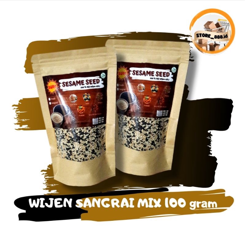 

Wijen sangrai 100 gram Wijen sangrai mix Wijen Wijen Sangrai Wijen putih Biji wijen Sesame seed