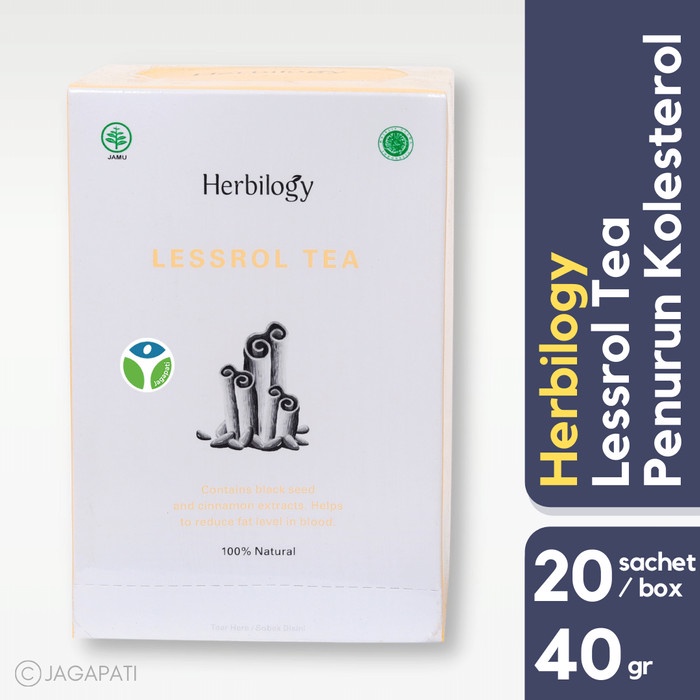 

ORIGINAL MURAH Herbilogy - Lessrol Tea - Teh Penurun Kolestrol - Teh Organik