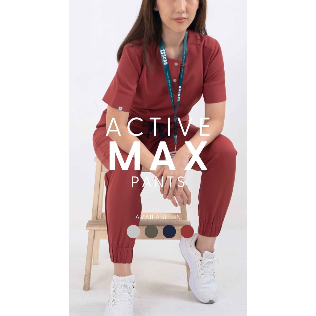 SCRB (Active Max Pants) - Baju Scrub / Medical Scrubs / Baju Jaga