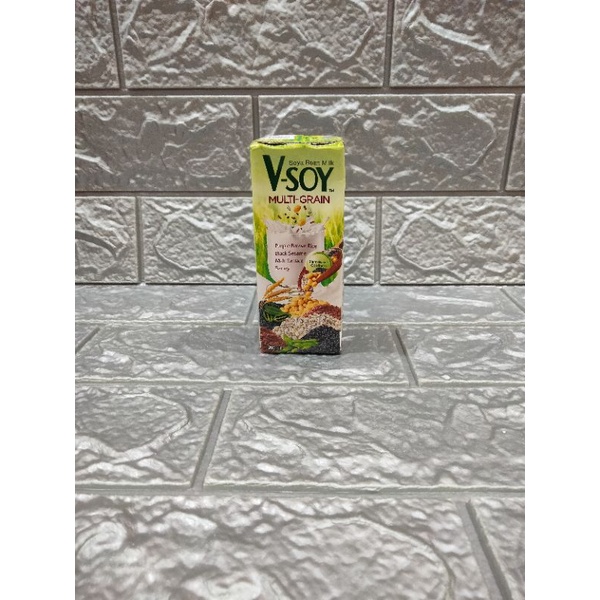 

Susu Kedelai Soya Bean Milk Multi Grain V-Soy 200Ml