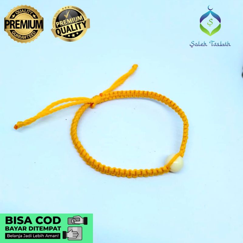 Gelang Rajut Handmade, Gelang Pria, Gelang Wanita Kekinian!!Bisa Request Warna Benang Dan Butiran