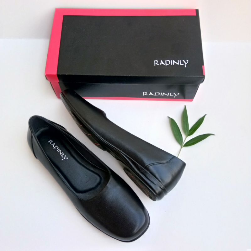 Sepatu Flat shoes Wanita Kulit Asli