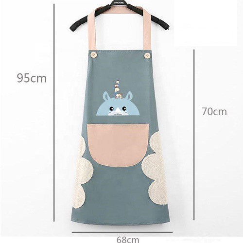 MurmerOfficial  R394 Celemek Masak Apron Waterproof Motif Karakter