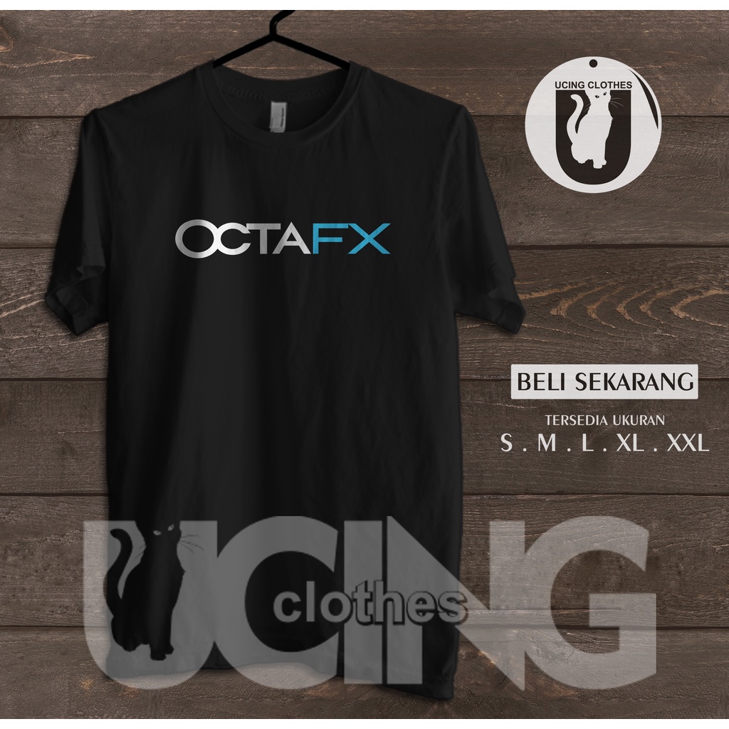 Kaos Baju OctaFx Logo Kaos Distro