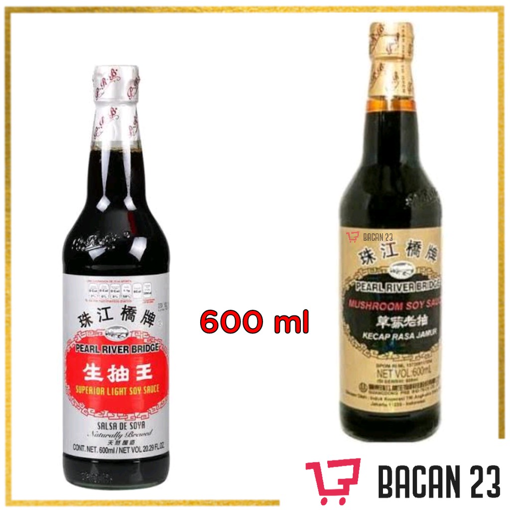 

Pearl River Bridge Kecap (600ml) - ( Kecap Asin - Kecap Jamur ) / Bacan 23 - Bacan23