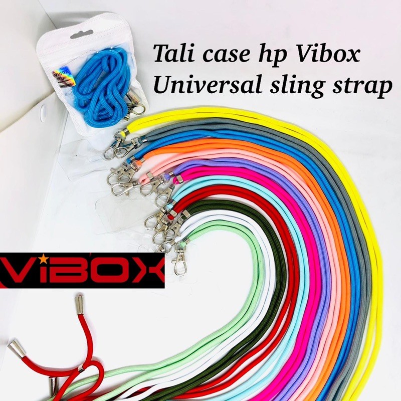 promo Universal vibox nagita Sling Strap Tali gantungan hp candy korean kekinian plug &amp; play