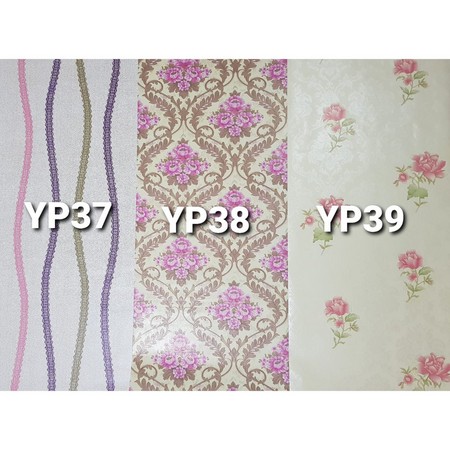 Wallpaper Import Murah Stiker Size 45cm x 10M Premium Quality YP02