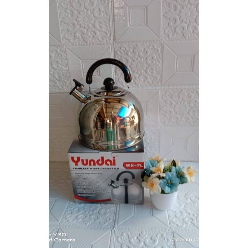 Yundai . UTU , AIR   Teko Bunyi Siul Stainless Steel Ketel,  Teko Bunyi 5 Liter 7 Liter