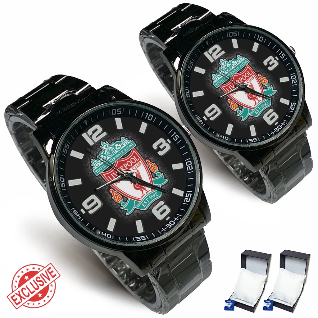 Jam Tangan Rantai Couple LIVERPOOL - 2 (Keren)