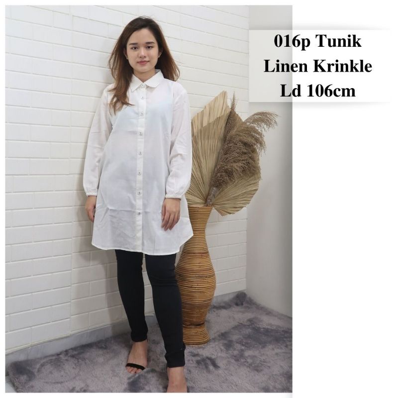 TUNIK WANITA PUTIH CRINCLE TUNIK KEMEJA PUTIH TUNIK BUSUI TUNIK PUTIH KEMEJA TUNIK PREMIUM LONG TUNI
