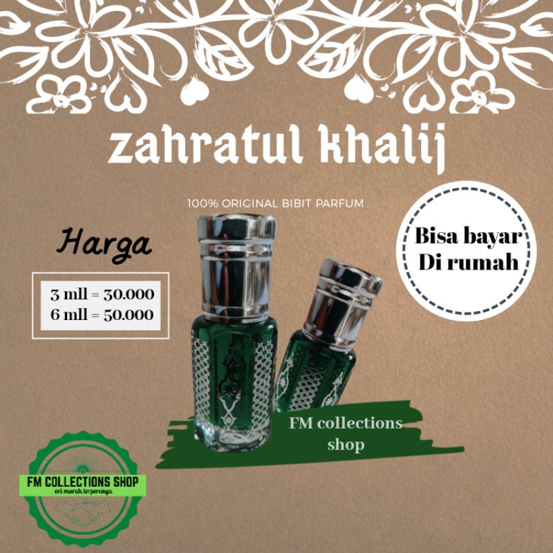 PARFUM ZAHRATUL KHALIJ ORIGINAL TERLARIS