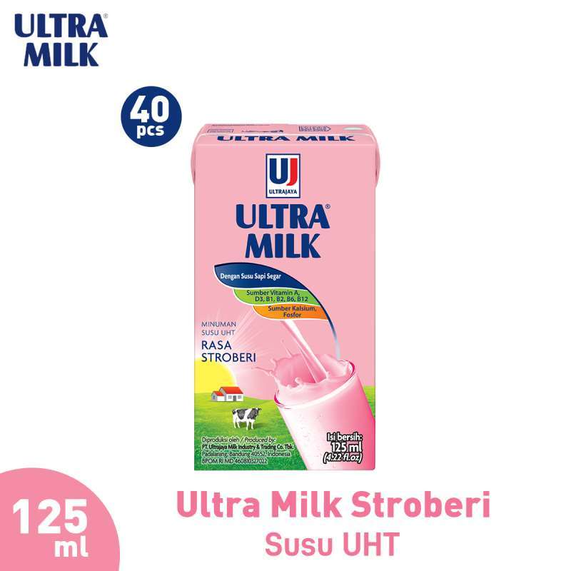 

Susu Ultra Strawberry 125 ml