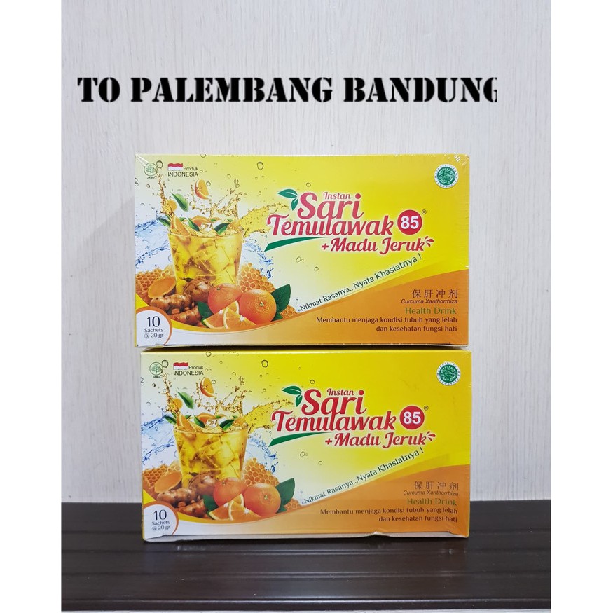 

SARI TEMULAWAK + MADU JERUK 85 DUS ISI 10 SACHET