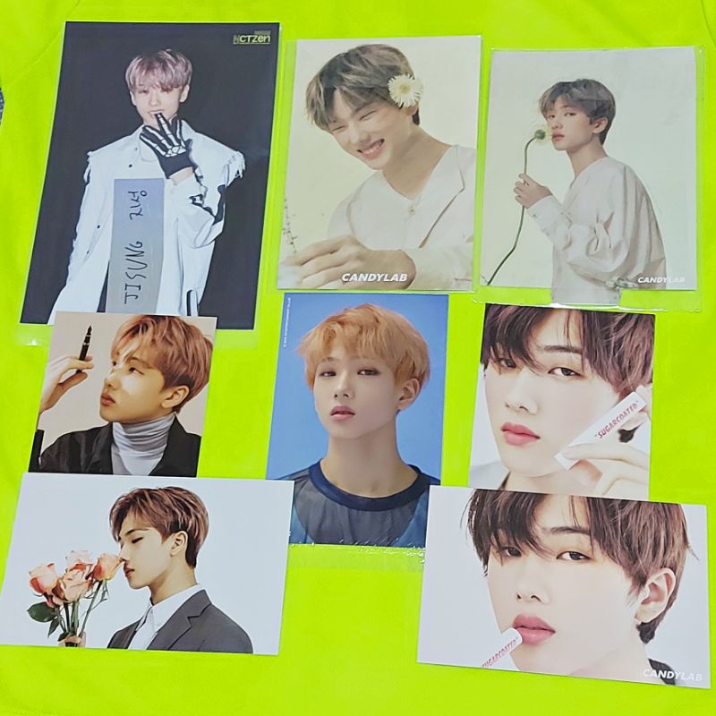 NCT DREAM JISUNG CANDYLAB V1 V4 PHOTOSET WELLKIT ACEKIT SEASON GREETING SG20 (tags: photocard pc )