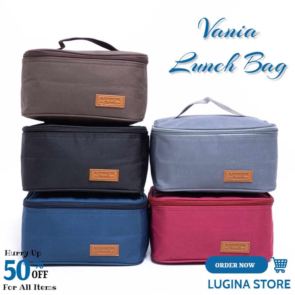 Tempat Makan Anak Set Tempat Bekal Anti Tumpah Misting Tempat Makan Set Tas Bekal Besar Polos Alumun