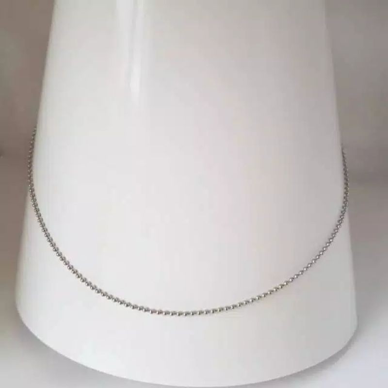 Kalung Biji Lada 4mm Antikarat Grosir