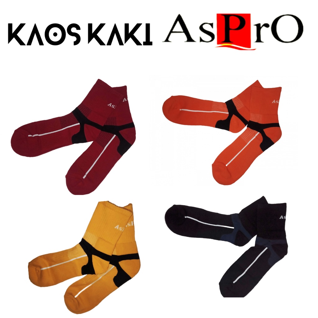 Kaos Kaki Olahraga Aspro Badminton Bulutangkis Original pria wanita