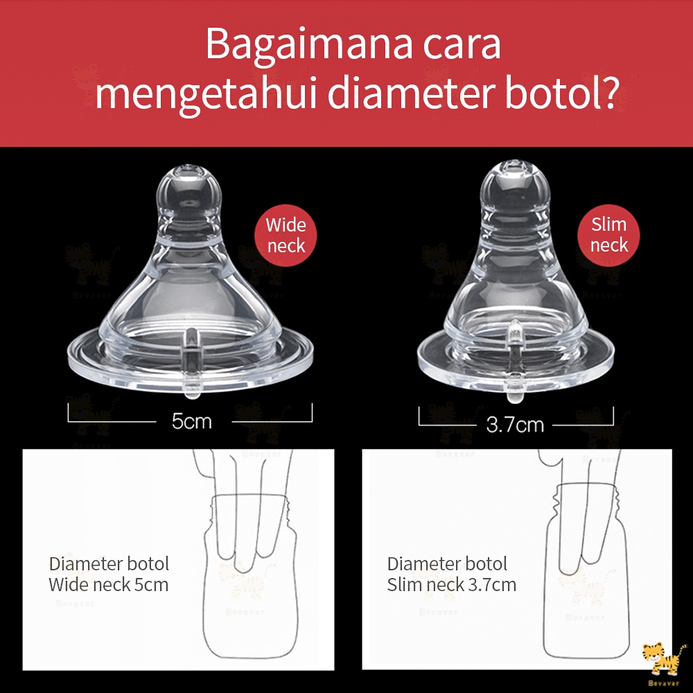 Dot bayi Bahan Silikon Anti Colic Empeng bayi Untuk Pigeon / Avent-5