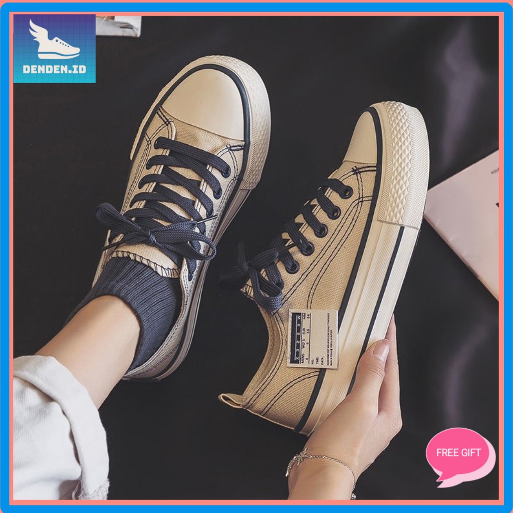 2.2 COD Sale DENDEN.ID Sepatu Wanita Sneakers Import Korea Casual Murah DD1008