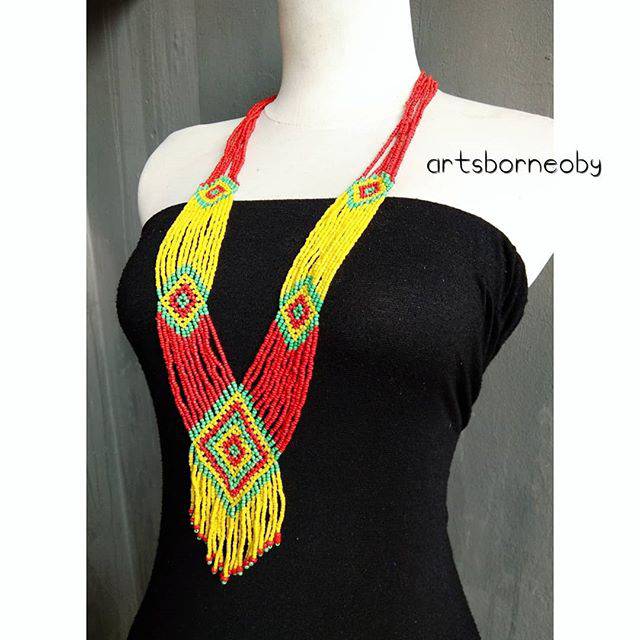 SET BAJU ADAT DAYAK TK CEWEK + AKSESORIS