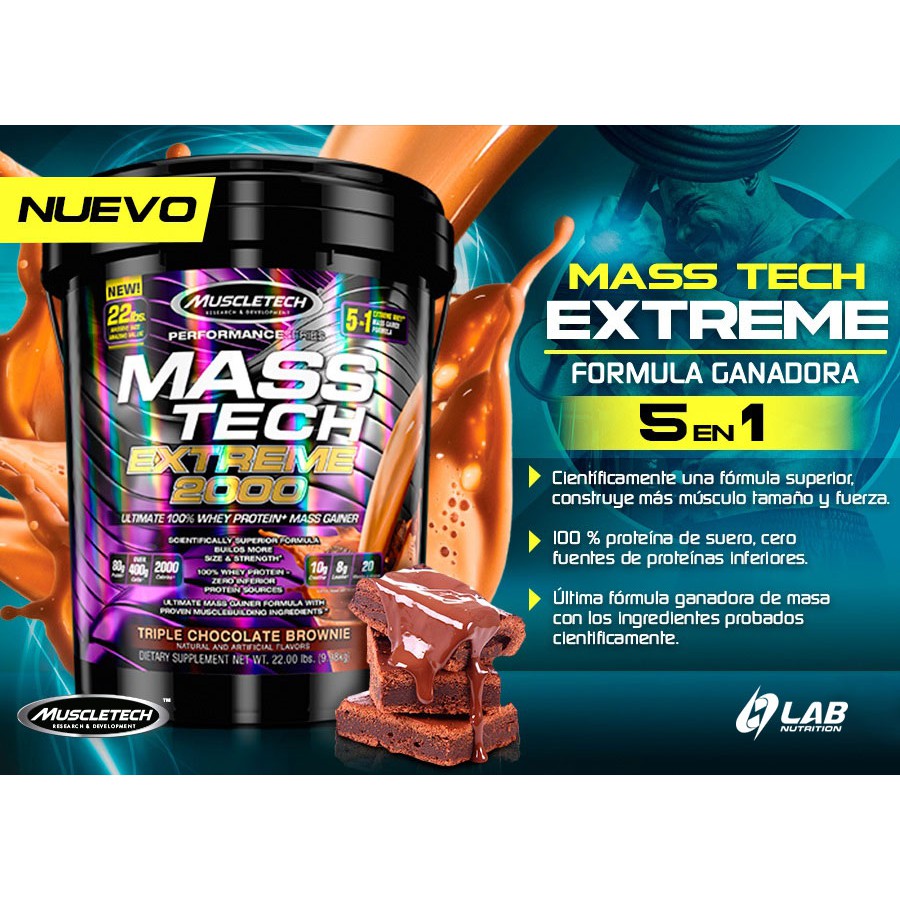 Muscletech Mass Tech Extreme 2000 22lbs
