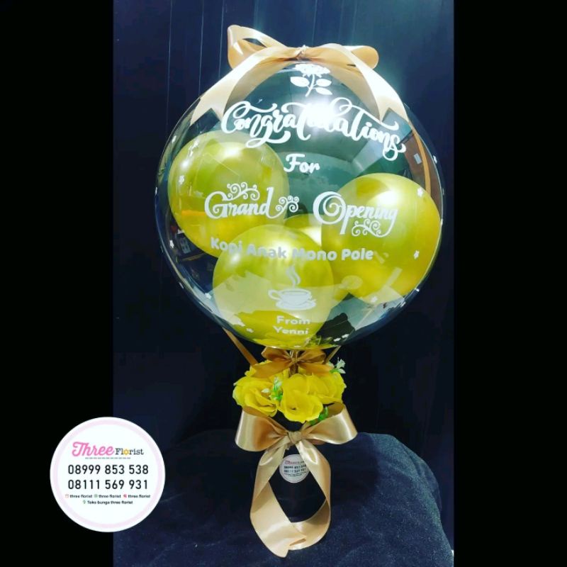 bunga balon gift / hadiah ucapan congratulations / hadiah ucapan balon / gift