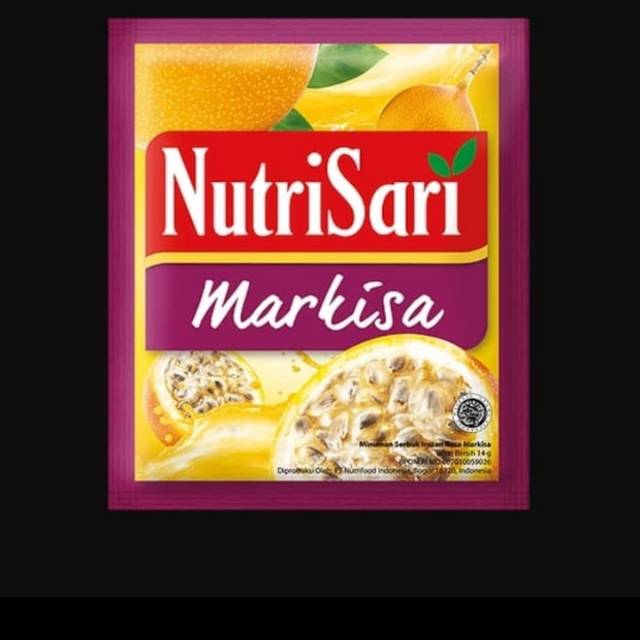 

Nutrisari Markisa 1 Renceng (10 Sachet)